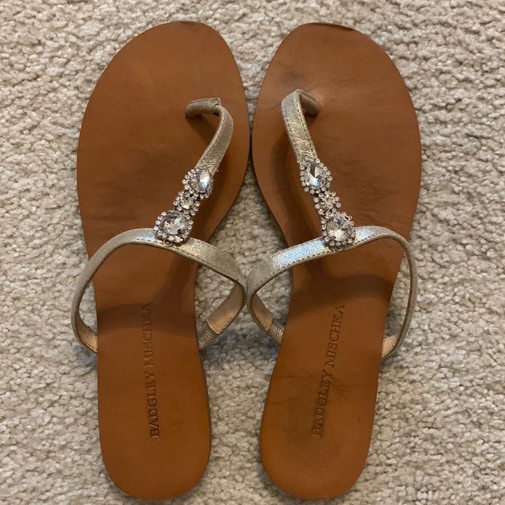 Badgley Mischka flats size 7